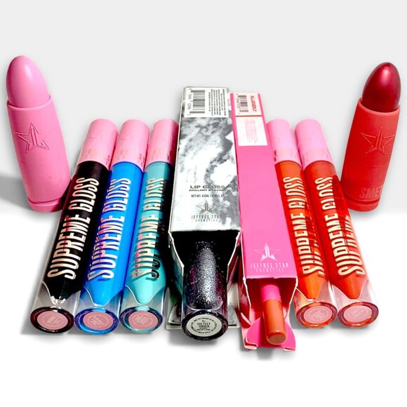 Jeffree Star Bundle—9pc Lip Set—Velvet Trap, Supreme Gloss, The Gloss, Lip Liner - Picture 3 of 9